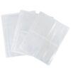 PINE & LINEN 30 Sheets Clear 6 Ring A5 Binder Sleeves,1/2/4 Pocket