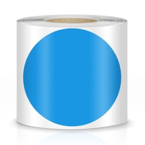 Poola Voidra 300 Pcs Dot Shaped Floor Marking Stickers, Blue