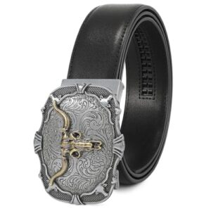 Ratchet Cowboy Belt, Western Ratcheting Belts for Men Ratchet Western Belt