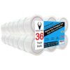 SCESSPACK Clear Packing Tape 36 Rolls, Packing Tape Refills for Shipping Packaging Moving Sealing,1.88 Inch x 60 yd Per Roll,Total 2160 Yards (36 Rolls)