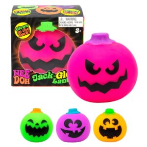 Schylling Needohween Jack Glow Lantern - Glow in The Dark Pumpkin Faces Assorted