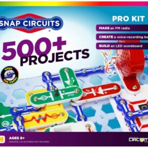 SNAP CIRCUITSPro SC-500 STEM Electronics Kit, 500+ Projects, Ages 8+