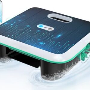 Solar Power Pool Skimmer Robot Pleco SK02 with App Control, Onyx & Pearl