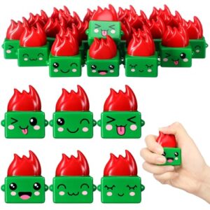 Soulchen 24 Pcs Dumpster Flame Stress Relief Balls Funny Gift for Adults