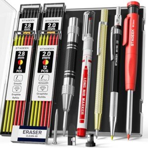 STAGEEK 14 Pack Carpenter Pencil Set with Sharpener