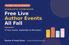 Scholastic Storyvoice: Free Live Author Events for Your Classroom (Full Fall 2026 Schedule)