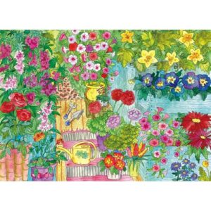TangComplete - Secret Garden Puzzles for Adults 1000 Pieces, Puzzles with Letters on Back, Impossible Hard Difficult Challenging, Precise Interlocking Pieces, Home Wall Decoration & Ideal Gift