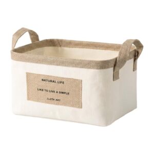 Tcbelosion Fabric Storage Bins, Open-Top Collapsible Storage Baskets