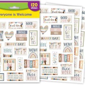 Teacher Created Resources Everyone is Welcome Stickers (TCR7139)