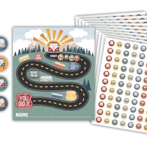 Teacher Created Resources Moving Mountains Road Trip Reward Trackers with Stickers (TCR6869)