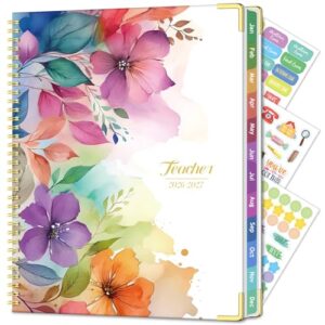 Teacher Planner 2026-2027 Academic Year, Lesson Plan Book 8.5"x11"