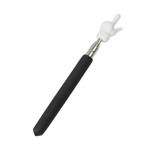 Teacher Pointer Sticks Finger,Pointer for Classroom,Telescoping Hand Pointer, Retractable Classroom Pointer Fingers for Elementary School Kindergarten Teacher,Classroom Supplies (1 PCS, Black)