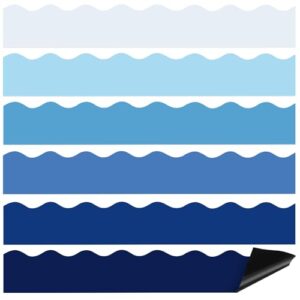 Tenceur 162 Pcs Magnetic Bulletin Board Borders, Winter Color