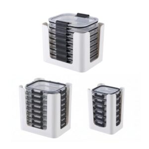 UFORU Food Container Lid Organizer for Rubbermaid Brilliance Snap On Lids