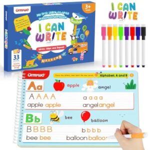 URMYWO Preschool Learning Activities, Kindergarten Workbook Ages 3-6