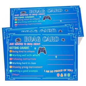 VGoghex Video Game Themed Student Reward Brag Cards 50 PCS