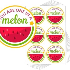 You're One in a Melon Thank You Stickers, 2 Inch,120 Pcs