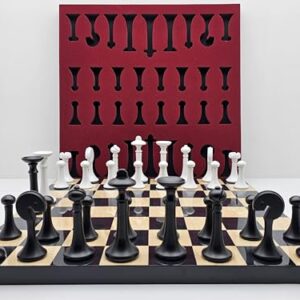 15.7 inches Large Chess Set with High Polymer Zinc Alloy Weighted Chess Pieces，Chess Sets for Adults and Kids，Best Gift for Chess Enthusiasts