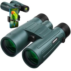 18x56 UHD Binoculars for Adults High Powered with Upgraded Phone Adapter, Wide Field of View Binoculars with Clear Low Light Vision, Lightweight Waterproof Binocular for Bird Watching Travel Cruise