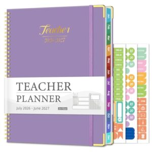 2026-2027 Teacher Planner, 14 Checklists 8.5"x11" Lesson Book