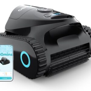 (2026 Upgrade) TALOSBO C1 Wall Climbing Robotic Pool Cleaner, Black