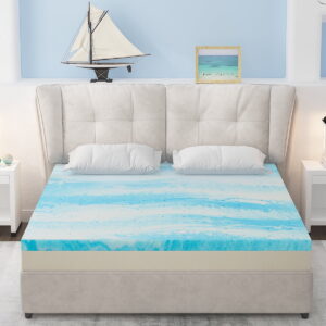 2, 3, or 4 Inch Mattress Topper, Twin Gel Memory Foam Mattress Topper(2 inch, Twin)
