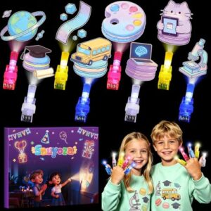 36 Pack School Party Favors LED Finger Lights for Kids Classroom Prizes