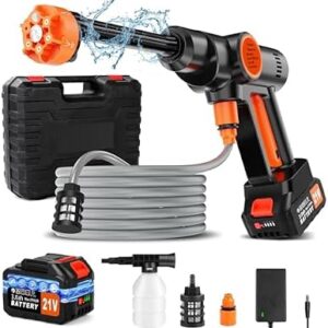 Cordless Handheld Washer Brushless Motor 6000mAh Battery Car Washer