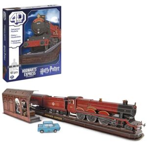 4D Build Harry Potter Hogwarts Express 3D Puzzle Model Kit for Adults