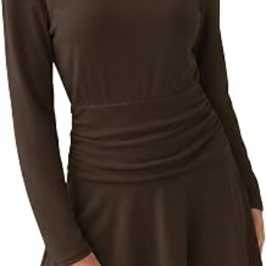 CICY BELL Womens Long Sleeve T Shirt Dress