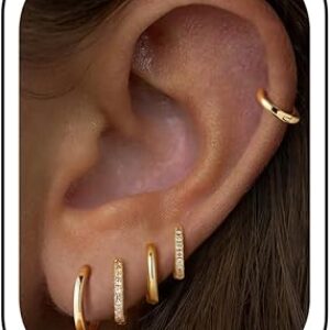 Turandoss Gold Hoop Earrings