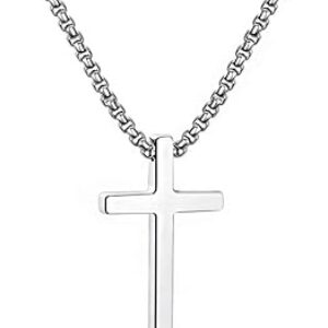 MOOHAM Cross Necklace for Men