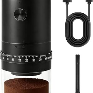 Coffee Grinder Electric, Portable Coffee Bean Grinder,40 Grind Settings