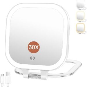 FASCINATE 3.5″” Rechargeable Travel Makeup Mirror