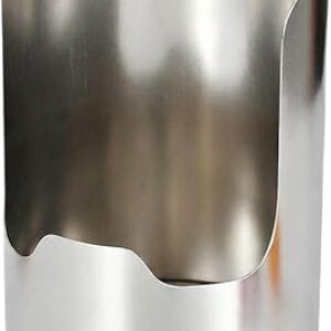Vertical Stainless Steel Spoon Utensil Holder for Kitchen Cooking Organizer (Silver)