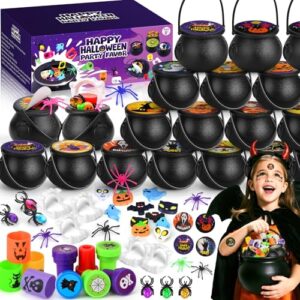 576 PCS Halloween Party Favors, Mini Witches Cauldron, Bulk Halloween Toys | Halloween Classroom Favors, Halloween Cauldron Bags, Halloween Trick or Treat Goodies, Treasure Box Prizes For Classroom