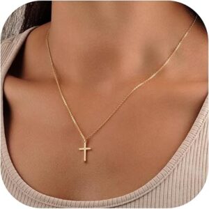 Turandoss Gold Cross Necklace