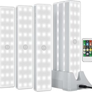 RACOKKY 6 Pcs Rechargeable Motion Sensor Closet Light