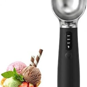 Rechargeable Heated Ice Cream Scoop,Electric Heated Scooper for Hard Frozen
