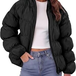 FISOEW Winter Puffer Jacket