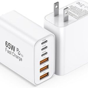 WUNPCXYNO USB C Charger Block 2 Pack 65W