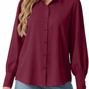 HiMONE Womens Button Down Shirts