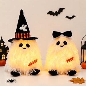 NUVAGIKI Light Up Halloween Ghosts 2 Pack