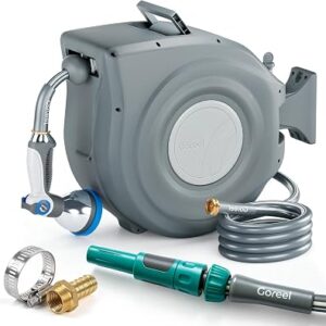 GOREEL Retractable Garden Hose Reel