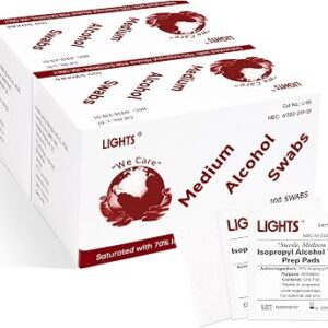 LIGHTS Alcohol Prep Pads