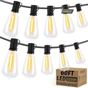 OHLUX Outdoor Bistro String Lights