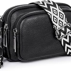 AURALITH Leather Crossbody Bag
