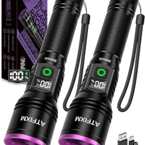 ATFIXM 2Pack Flashlight Rechargeable