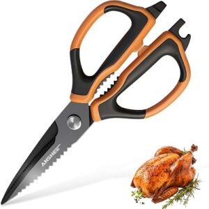 Multipurpose Kitchen Scissors & Food Shears, Stainless Steel