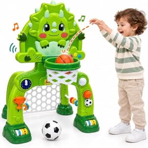 GETSKY Dinosaur Lion Unicorn Basketball Hoop